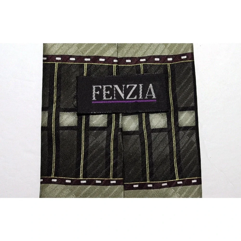 Fenzia Men's Geometric Neck Tie‎